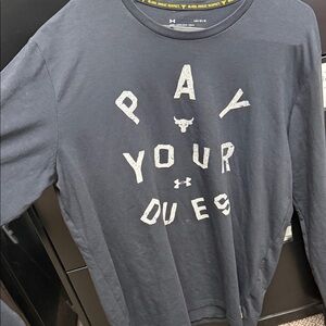 Under Armour Men's Dark Gray Long Sleeve Tee